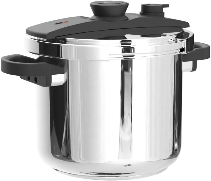 Pressure Cooker 8 Qt-Stainless Steel, Multi Pressure Levels, Easy Locking, Induction Ready, Digital Coo