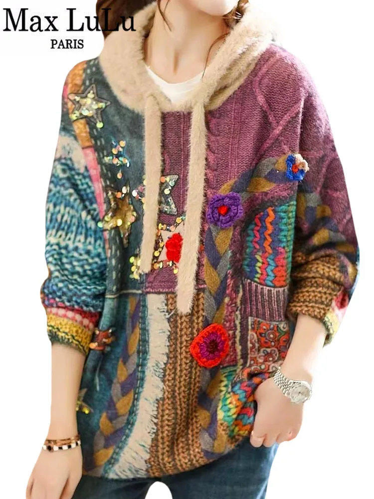 Pull à Paillettes Femme - Col Rond, Manches Longues | Brillant Chic Pour Soirée, Noël, Fêtes