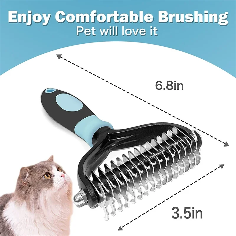 Professional Pet Deshedding Brush 3