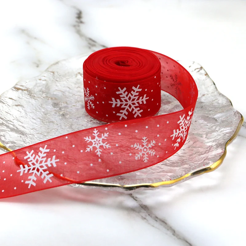 Nastro Organza Rosso 1 cm - Mondo Fai da Te