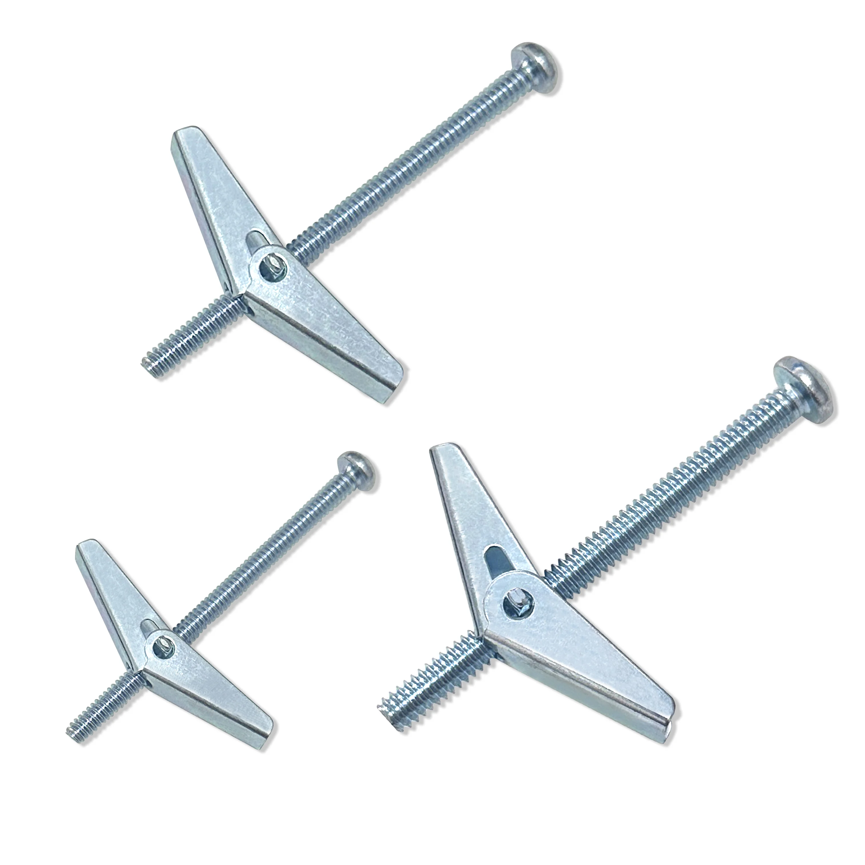 Toggle Bolt and wing Nut for Hanging Heavy ltems on Drywwall M3.4 M4.4 M6 Orchid clip iron aircraft nut bolt 15pcs
