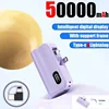50000mAh Wireless Power Bank Portable Capsule Digital Display Power Bank Fast Charge External Battery For IPhone Xiaomi Samsung 1