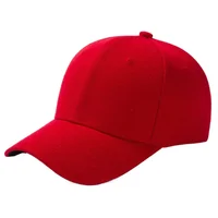Twill Solid Baseball Cap 6 Panel Men Caps Daily Womens Summer Hat Curved Brim Adjustable Red White Purple Grey Black 1