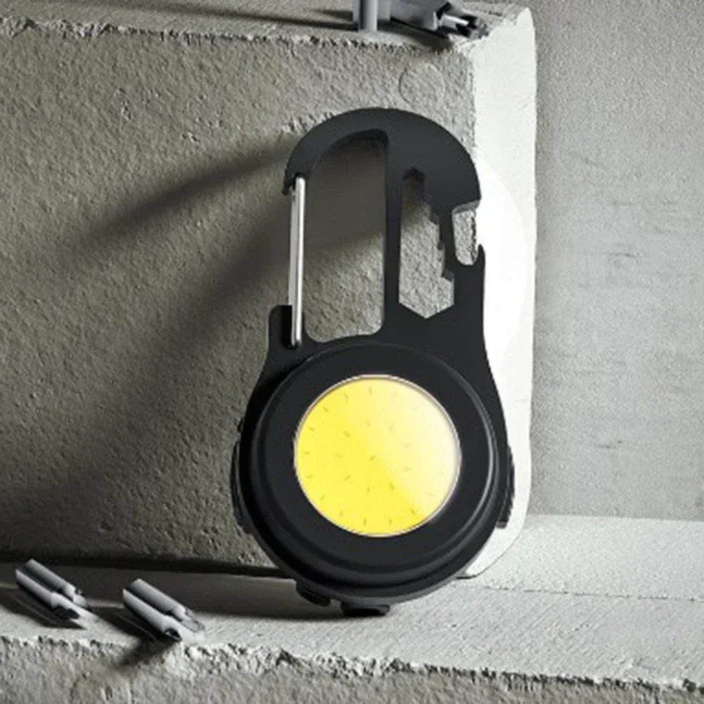 XIWANGFIRE BL-W861 COB LED Flashlight Keychain USB Rechargeable Portable Work Light Outdoor Camping Torch with Strong Magnet