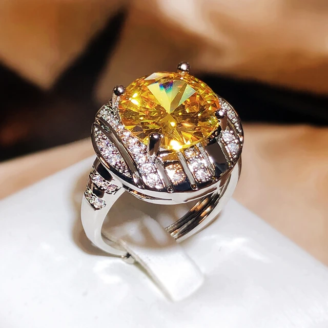 Buccellati Yellow Gold Zircon Ring – Oak Gem