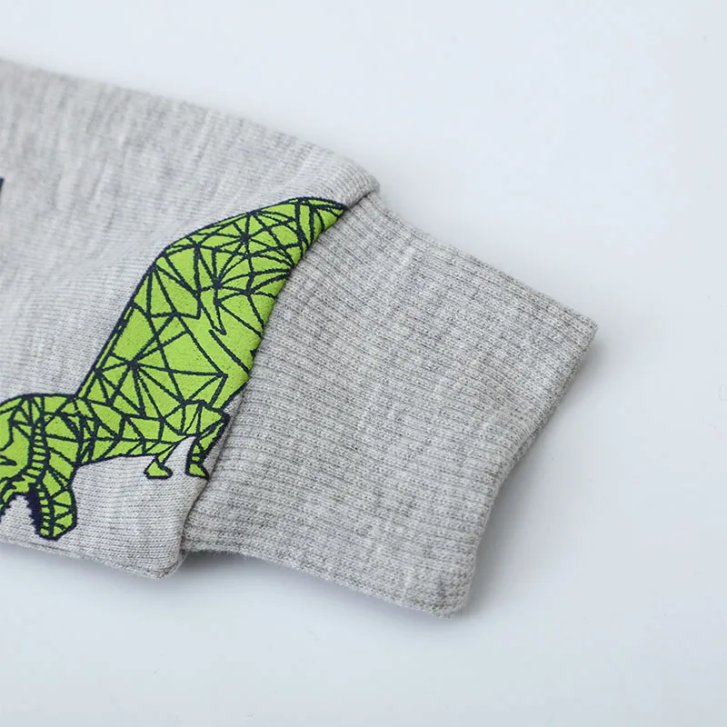 Cotton New Spring and Autumn Boys Tops Kids Clothes Children's Clothing Hoodies Cartoon Dinosaurs Sweatshirt 2-7y