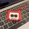 1 PC 2024 Retro Tape Recorder Can Record Audio Mini Recording With Music Funny Music Box Pendant Ornament Keychain Toys Kids Toy 5
