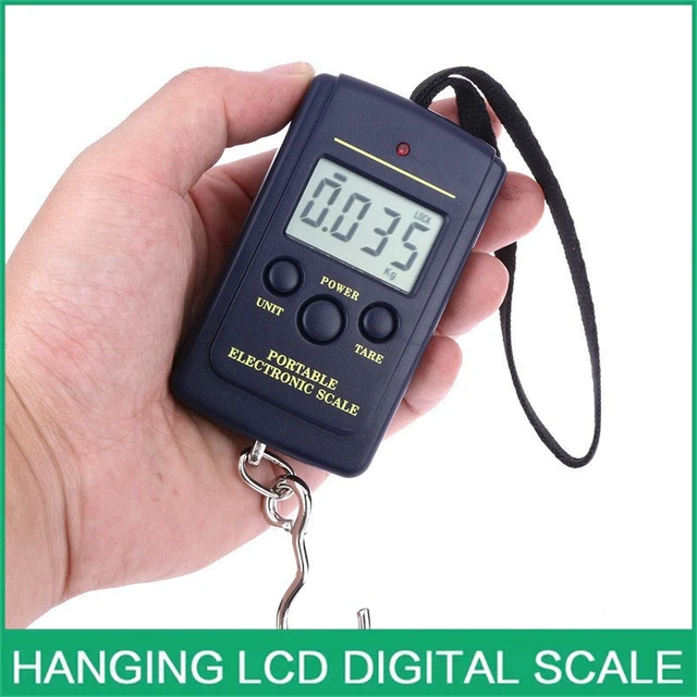 Baggage Bag LCD Hanging Steelyard Hook Weight Fishing Scale Weight Tool -  AliExpress