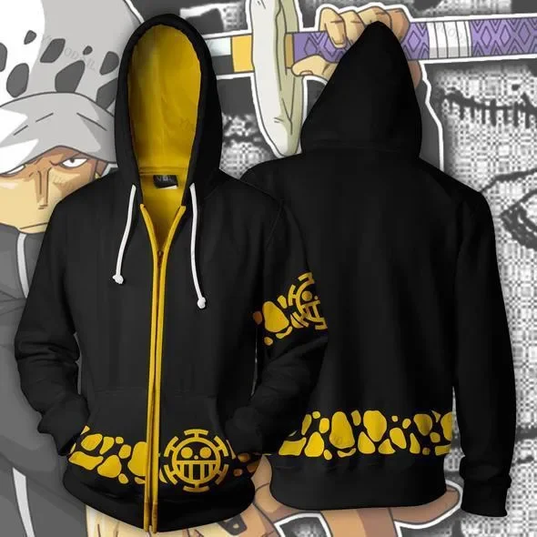 thumbnail image 1 of Sudadera con capucha de anime con estampado 3D, sudadera tipo pulóver, mono D Luffy, Ace, Sabo, Shanks, Law, traje de chándal de batalla, ropa de abrigo informal, 1 of 5