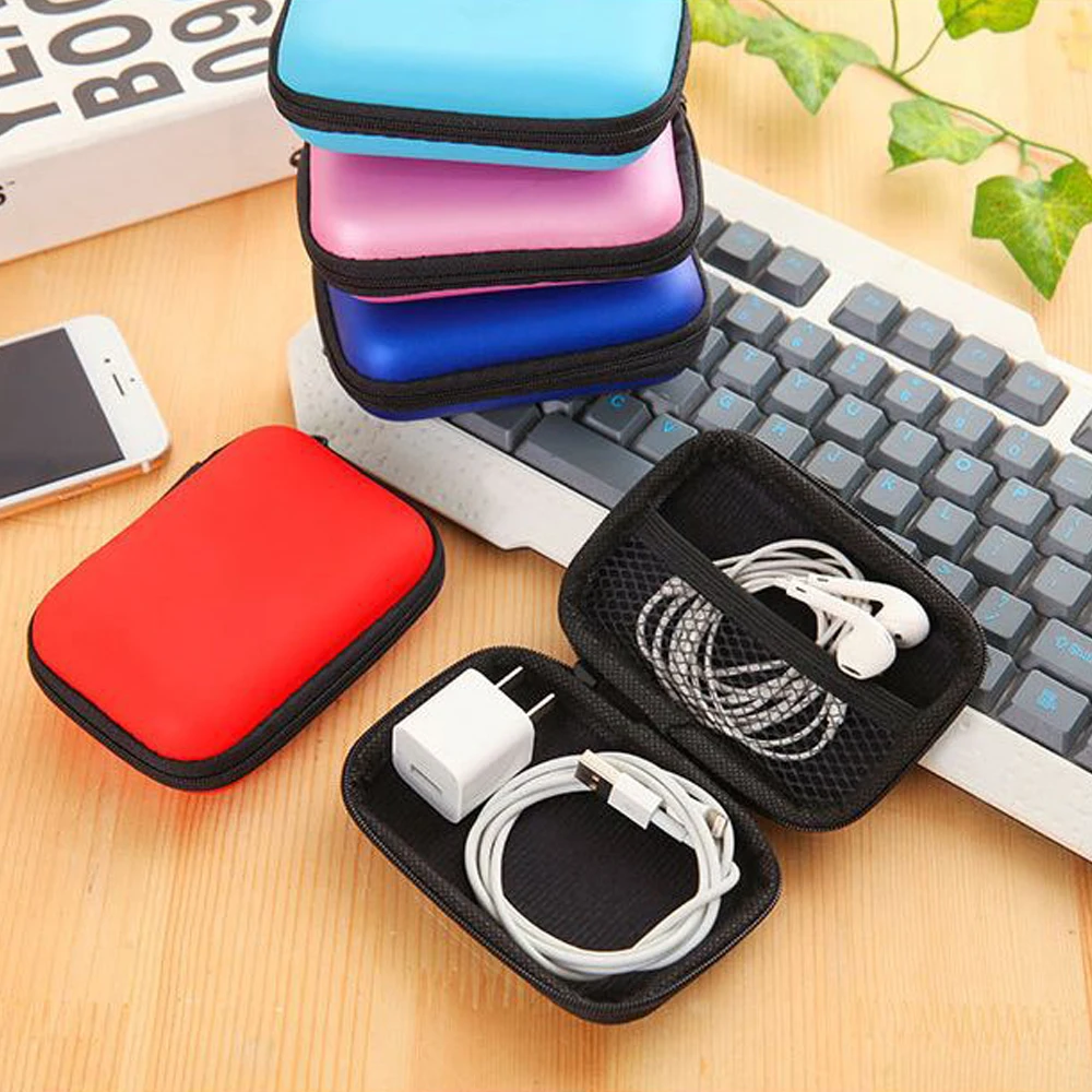 Portable Data Cable Storage Bag Waterproof Zipper Earphone Case Universal EVA Protective Box For USB Coin Memory Card Pouch Bag cable storage bag,earphone storage bag,storage bags,storage bag