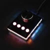 Multimedia Programmable Keyboard USB Knob Custom Keyboard Mini Macro Keyboard Volume Controller (Small White Button) 4