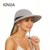 Summer Men Cap Quick Drying Outdoor Safari Hat Sunshade Visor Hat Hiking Climbing Fishing Hat Women Neck Protection Shawl Cap 3