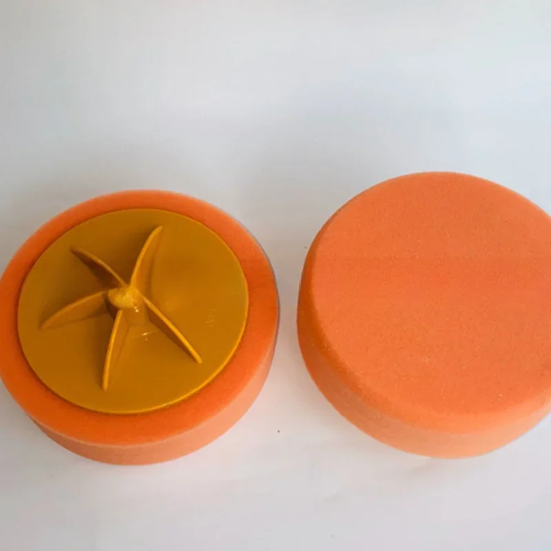 Reduction Screw Polishing Disc Mirror Reduction Sponge Wheel Car Beauty Waxing Sponge Ball 6 Inch M14 Disk Thick Medium and Fine