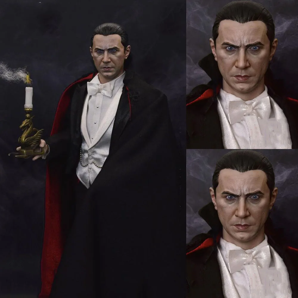 

Infinite Statue 1/6 Men Soldier Bela Lugosi Dracula Classic Gothic Dark Vampire Full Set 12'' Action Figure Model Collection
