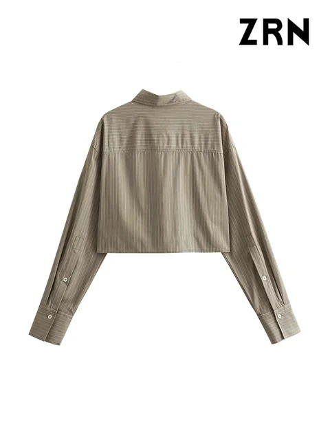 Blusas Cropped de Manga Longa ZRN: Elegância e Versatilidade para o Guarda-roupa Feminino