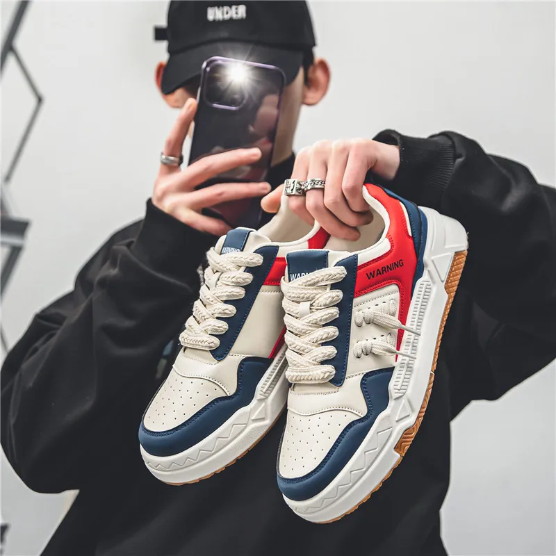 Men Wave Pro Skateboard Shoes Dual Cushion Street Style Wearable Lining