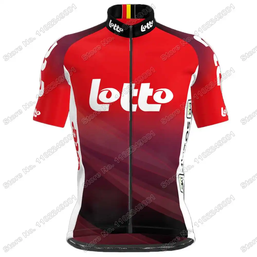 Maillot Cycliste Rétro Lotto-Dstny Mobistar 1998 - Belgique - Réplique Nalini - Taille 4/M