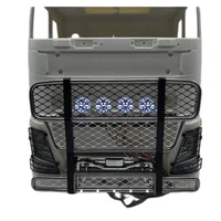 Collision Barrier Cattle Fence Lamp LED Front Bumper Light for Tamiya 1/14 RC Truck Volvo 56360 56362 56375 Tractor Trailer Part 1