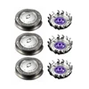 3 Pcs Replacement Shaver Head For  Norelco HQ3 HQ4 HQ55 HQ56 HQ6900 HQ6868 HQ5812 HQ6874 Razor Blade 4