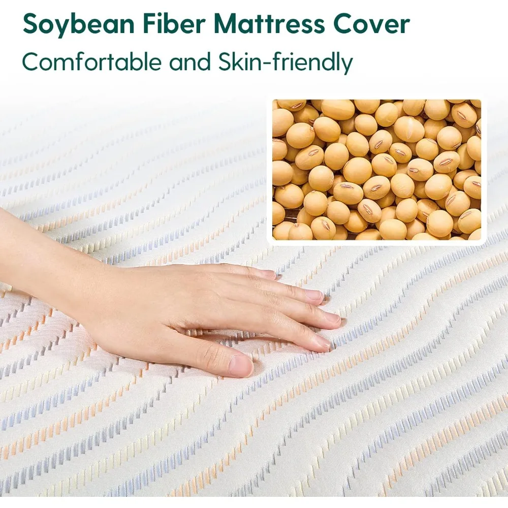 Biobased Crib & Toddler Mattress | Dual-Sided CertiPUR-US & USDA Certified Biobased Mattress | Washable Soybean 3