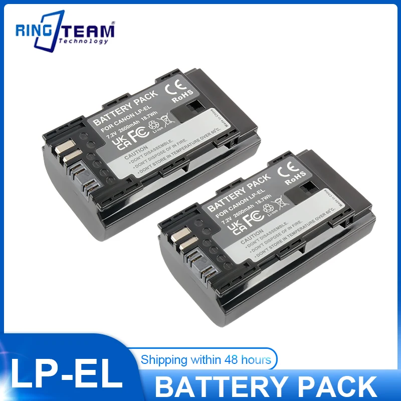 Bateria Recarregável de Iões de Lítio para Canon Lp-el Bateria Flash Light 4307c002 Canon Velocidadelite El1 El1