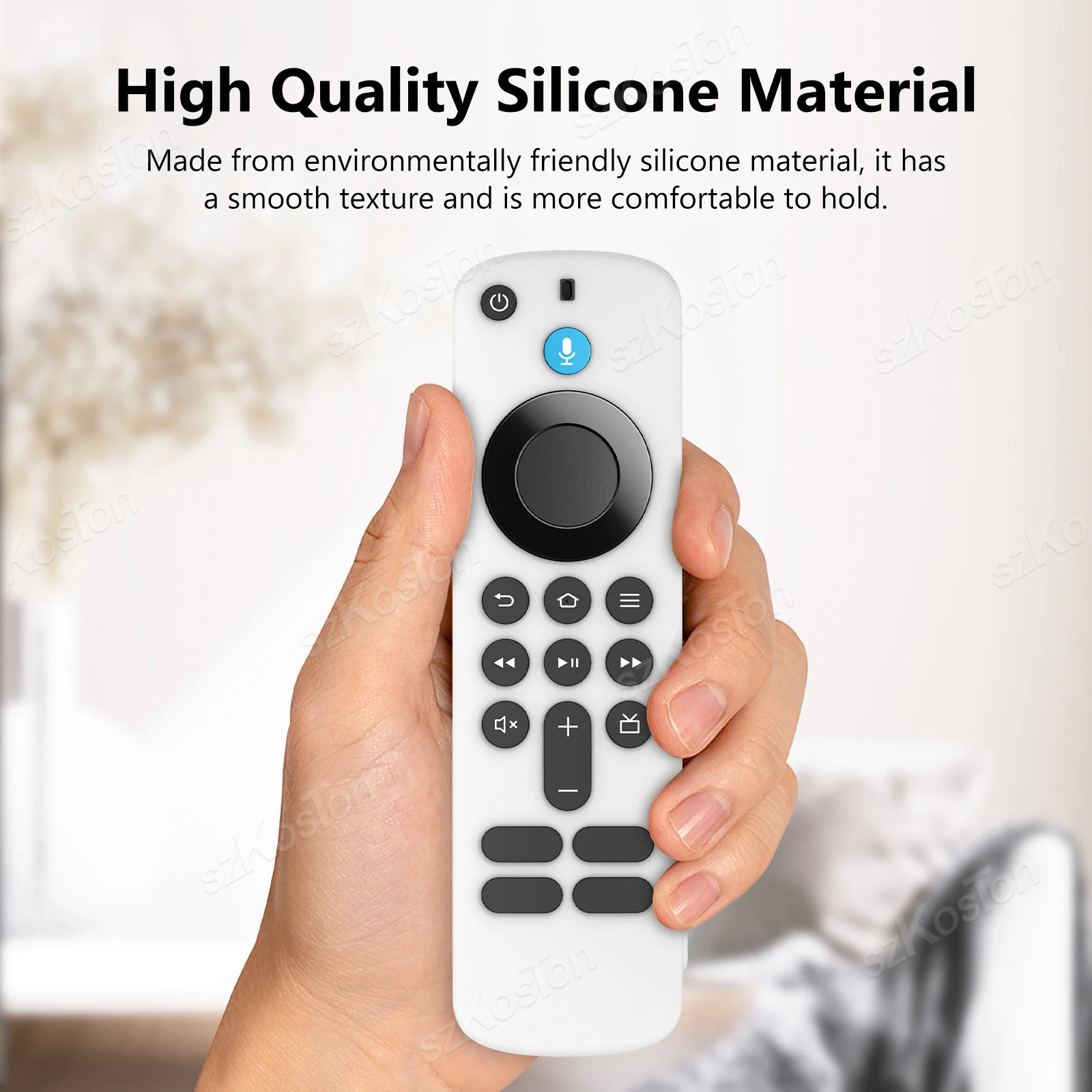 Premium Silicone Protective Cover for Fire TV Stick Remote - Anti-Drop, Dustproof, Shockproof Sleeve