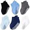 6Pairs/set Children's Socks For Boys Girls Casual Sport Kids Floor Boat Boy Girl Solid Baby Toddler Sock Anti-slip Spring Autumn 2