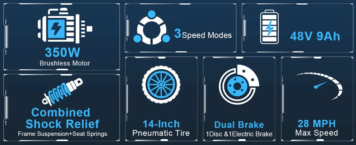 electric bike folding design
