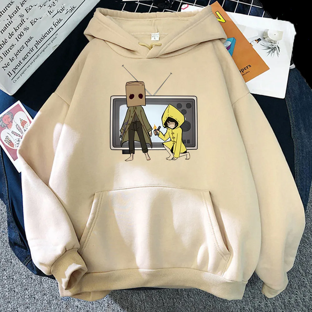 

Little Nightmares Fashion Anime Hoodies Fleece Cute Comic Sweatshirt Aesthetic Men/women Clothes Warm Fleece Print Graphic Hoody