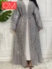Ramadan Embroidery Open Abaya Dubai Luxury Kimono Fashion Muslim Women Dress Kaftan Caftan Marocain Femme Robe Islam Kebaya