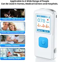 ECG Monitor Portable EKG Monitor PM10 Heart Rate Beat LCD Bluetooth APP Analyze with iOS/Android Electrocardiogram Monitor - Image 5