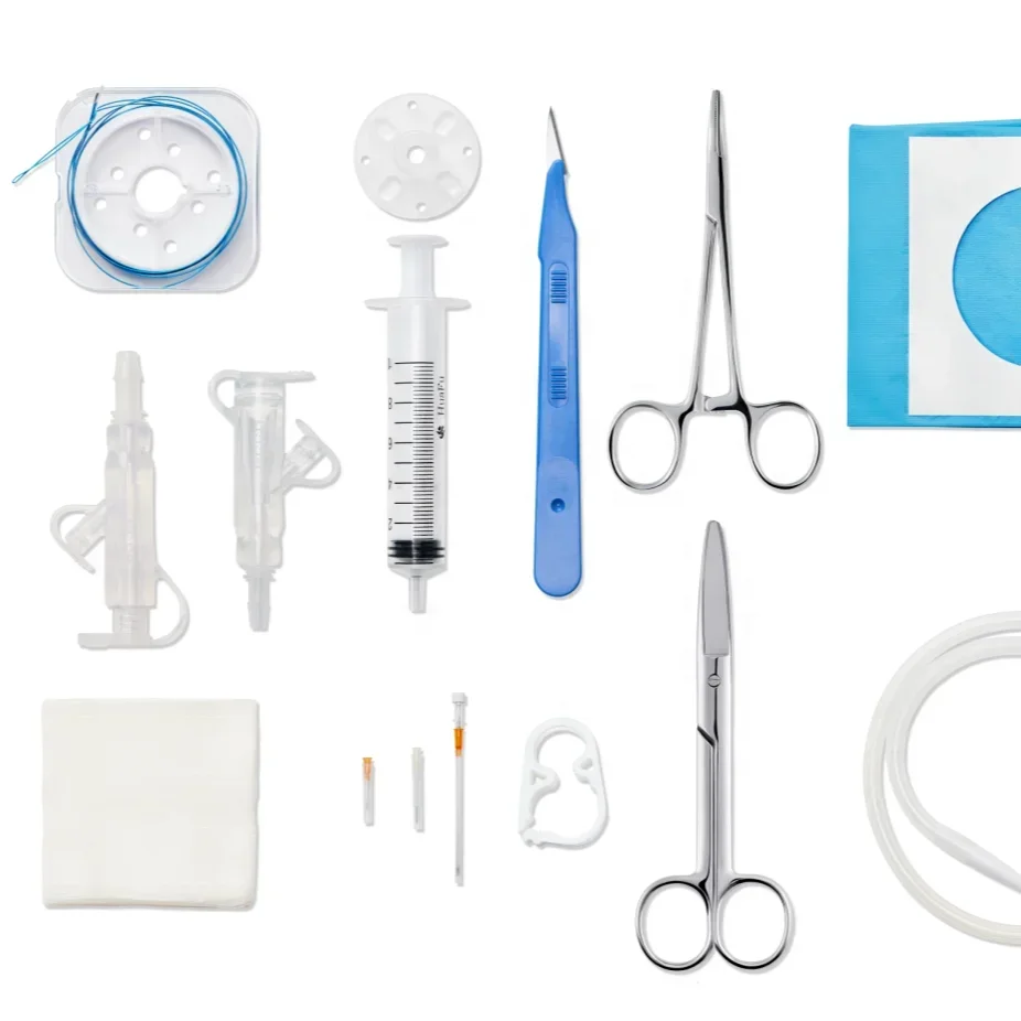 New In Stock 12-24Fr Medical Disposable Percutaneous Endoscopic Gastrostomy PEG Kit - Image 2