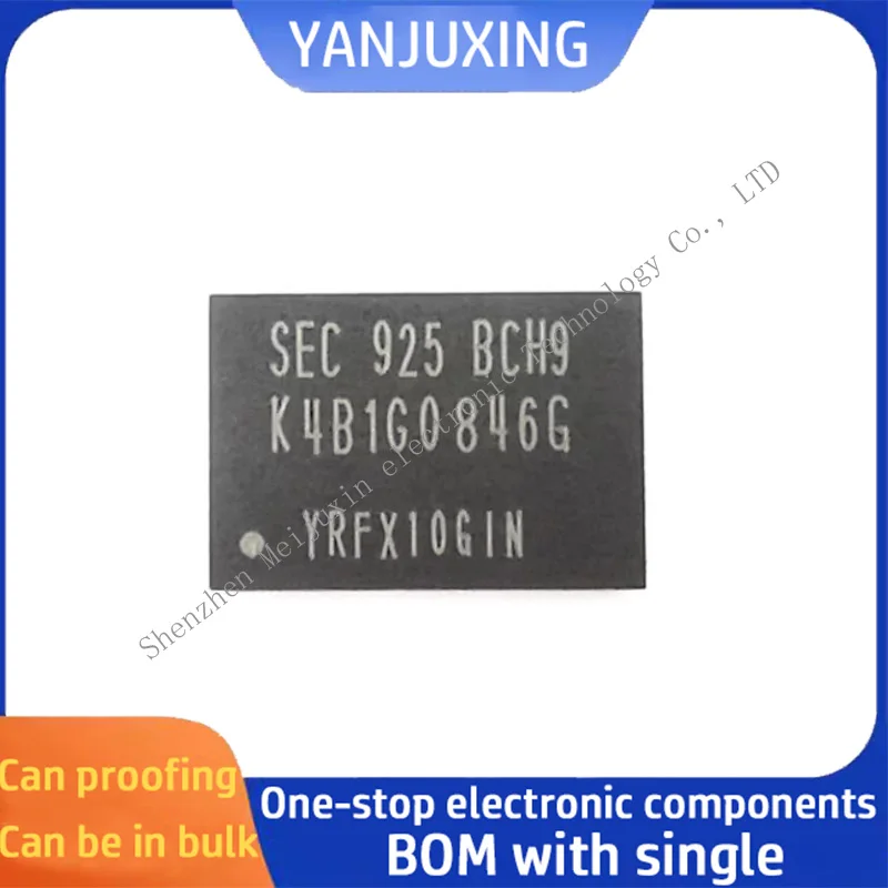 

1pcs/lot K4B1G0846G-BCH9 K4B1G0846G FBGA-78 FLASH memory IC chip in stock