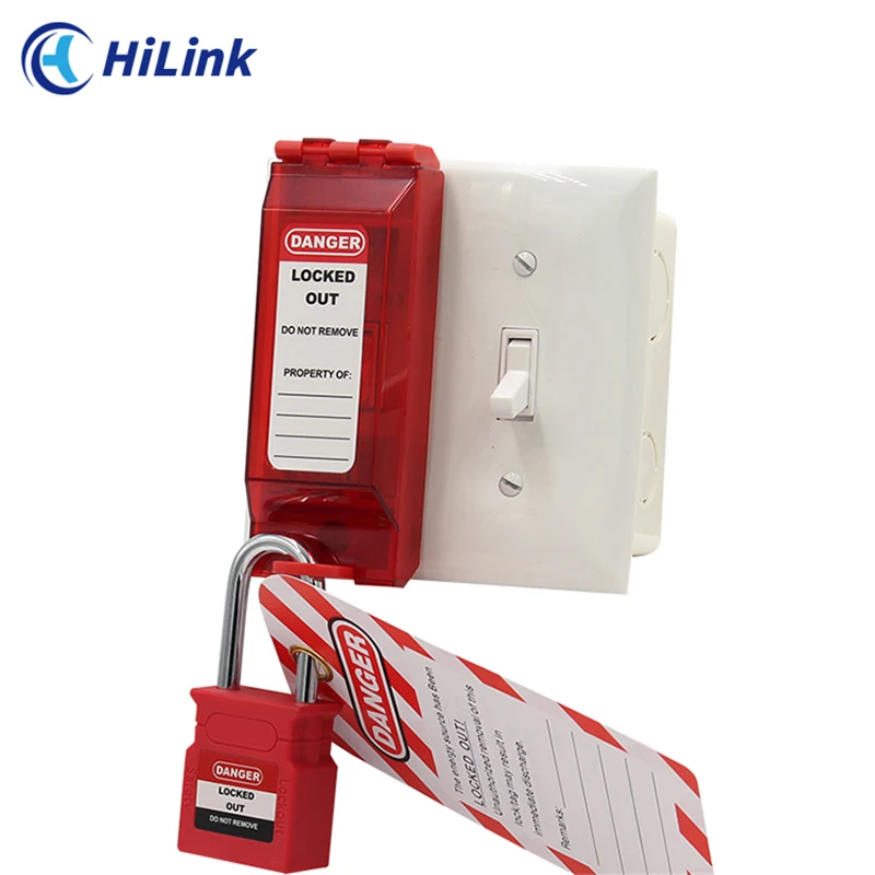 Universal-Electrical-Wall-Button-Switch-Cover-Lockout-Tagout-With-2 ...