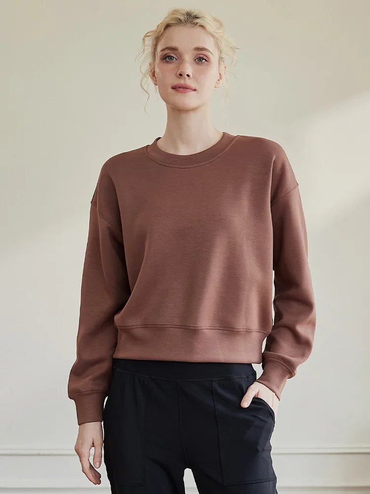 

Women's Sweatshirt Korean Dongdaemun 2024 Autumn Clothes for Woman Female Casual Loose Pullover Tops Ladies Plain Sport Outfit