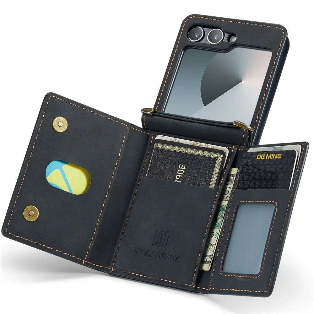 Premium PU Leather Shockproof Wallet Case with Card Holder & Kickstand