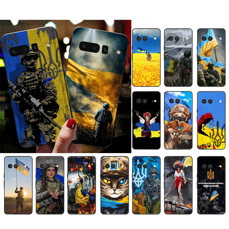 Ukraine Flag Phone Case For Google Pixel 8 7 Pro 7A 7 6A 6 Pro 5A 4A 3A Pixel 4 Xl Pixel 5 6 4 3 3A Xl