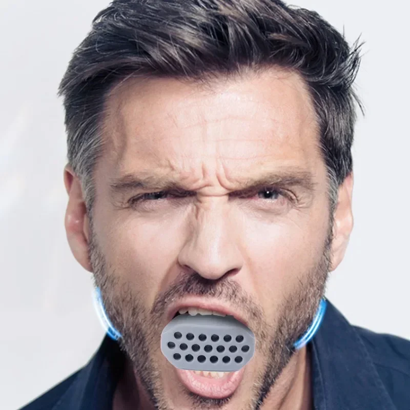 Facial Fitness Silicone Mandibular Exerciser - Tone & Strengthen Jawline and Neck Muscles