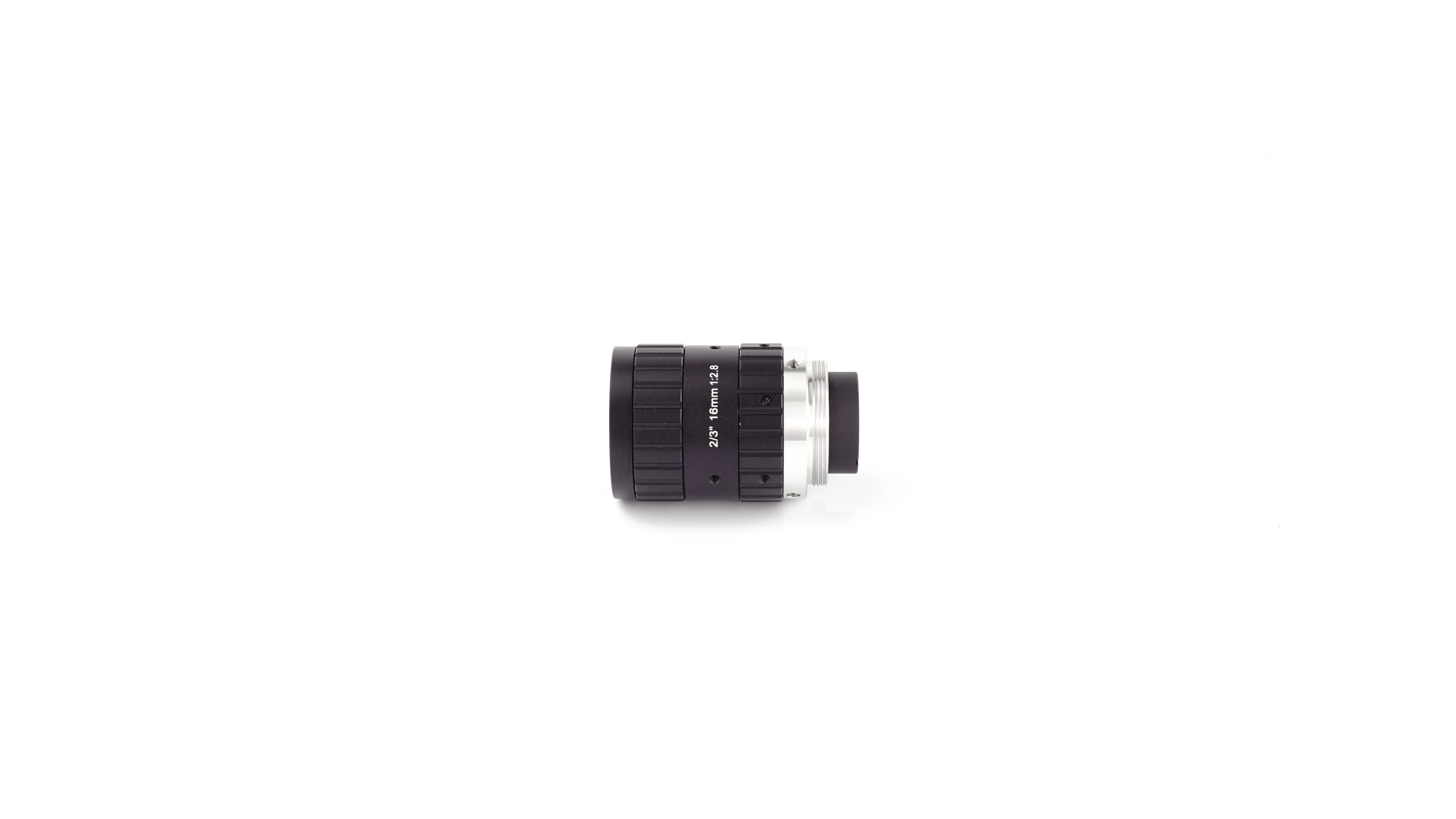 2/3인치 5MP 16mm FA 렌즈 ITS 렌즈 초고해상도 렌즈 C-마운트 다층 코팅 높은 투과율 컴팩트한 구조