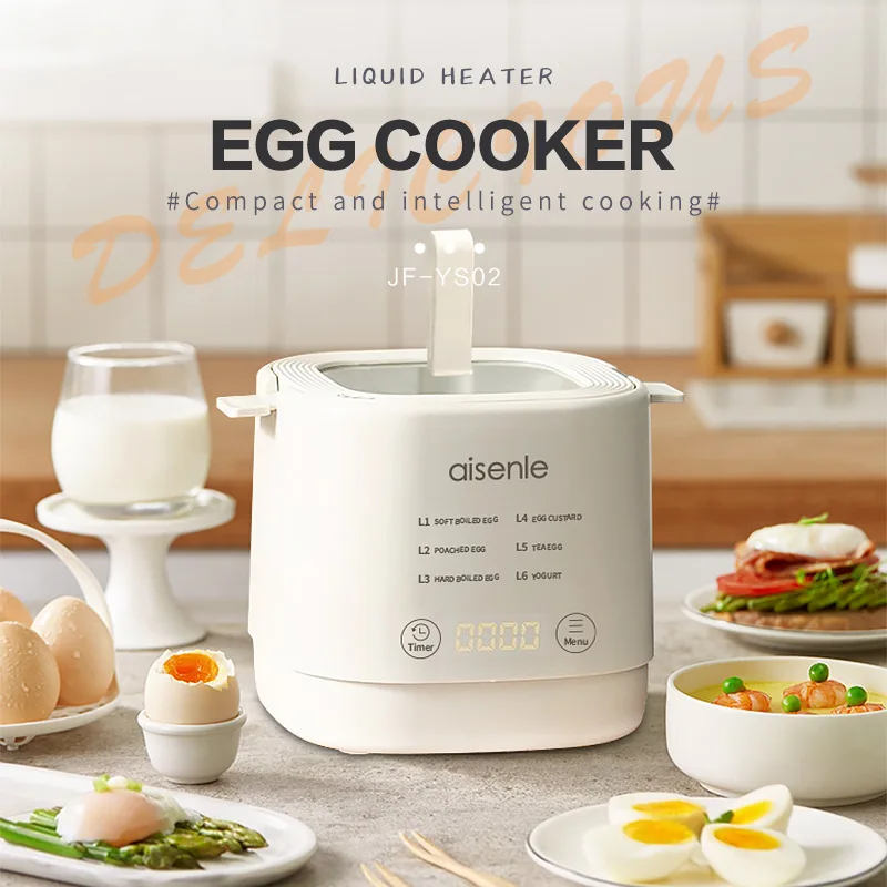 6 Eggs Boiler Steamer Multi Function Rapid Electric Egg Cooker Auto-Off Generic Omelette Cooking Tools Kitchen Utensil Breakfast 1