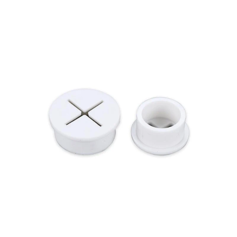 Description Picture 5 of itemDesk Cord Grommet, Flexible Silicone Cable Hole Cover, Wire Organizer, Cable Pass Through, Round Gasket White