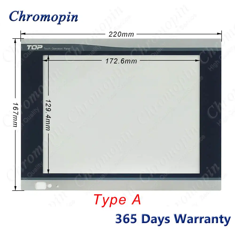 XTOP08TS SD XTOP08TV SD Touch Screen Panel Glass Digitizer for M2I XTOP08TS-SD XTOP08TV-SD with Front Overlay Protective Film