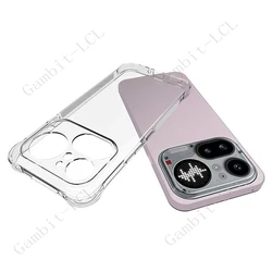 Enhanced Protective Soft TPU Back Cover Case for Smartphone - Anti - Fall Design (Clear)