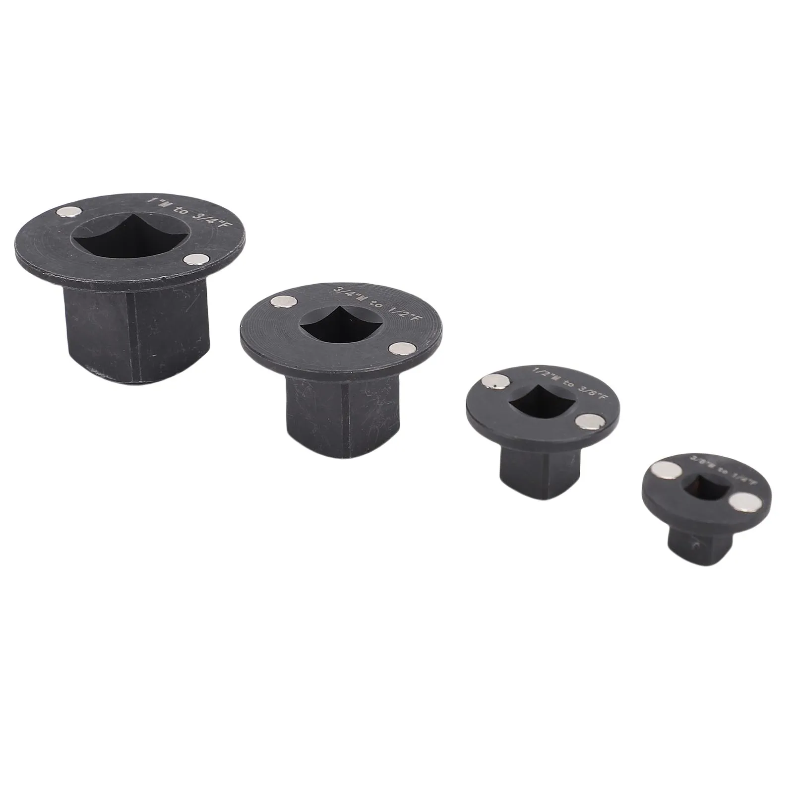 Low  Socket Adapter Magnetic Holding 1in M-3/4in F 3/4 in M-1/2in F Low   Socket Adapter for Tight Spaces