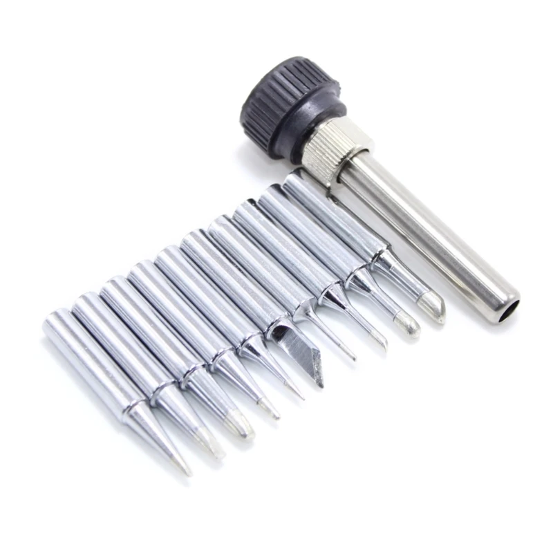 

10Pack Solder Iron Tip 900M-T Series Soldering Iron Head For 936/937/942 Welding Rework Station Repair Welding Tools Dropship