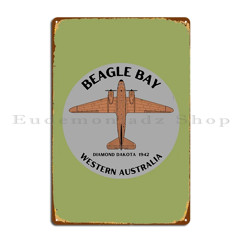 Beagle Bay Ii Targa In Metallo Poster Wall Cave Designs Decorazione Per Garage Decorazione Cinema Tin Sign Poster