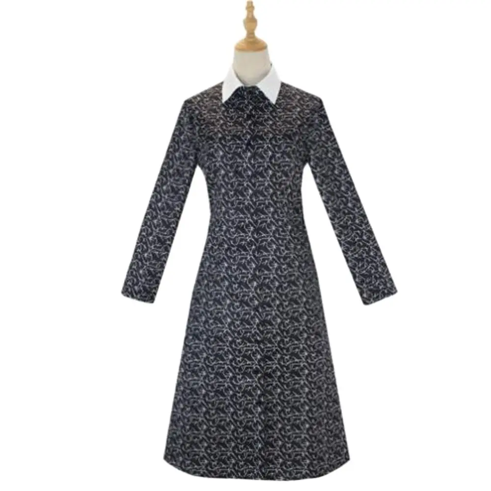 Wednesday Addams Cosplay Trendy Weddy Dance Dress Wednesday Addams Kids Dress Belt Wednesday Addams Girls Black Tulle Dress