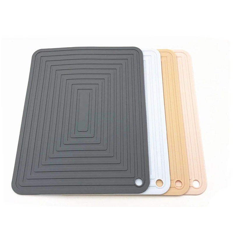 

4 Pack Silicone Trivets,Placemat Drying Mat Pot Holders Spoon Rest Kitchen Table Mat,Non Slip Hot Pads And Coasters