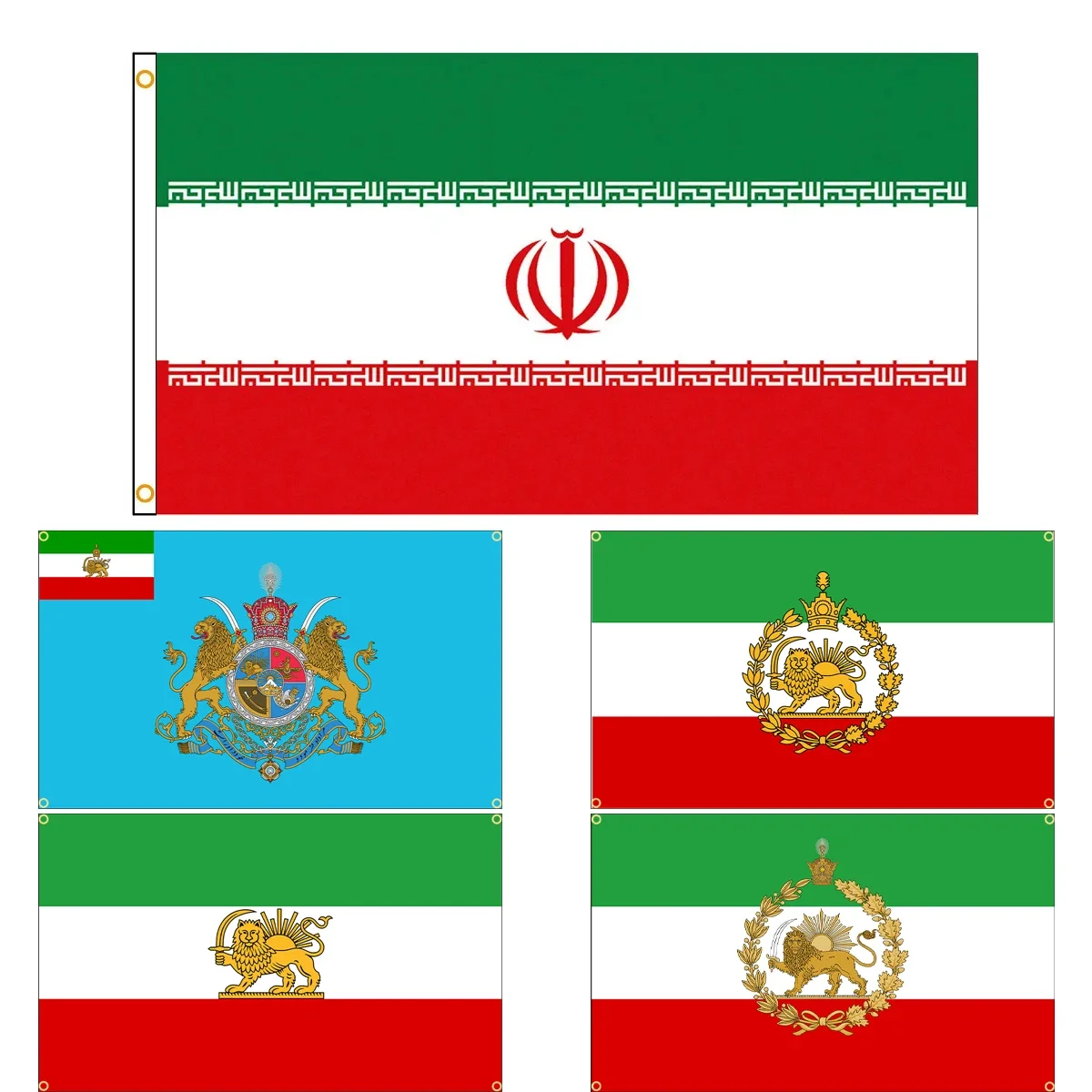 Iran Flag Pahlavi 90 x 150 cm, Iranian Flag PahlaviIranian Flag Flags
