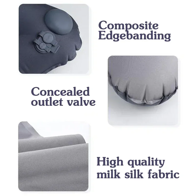Compressed inflatable pillow camping inflatable pillow chair lumbar seat cushion with device